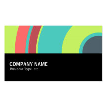 Halfway 0114 - Colourful  Circle 04 Business Cards