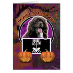 Hallowee, - Just a Lil Spooky - Cocker Spaniel Card