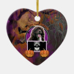 Hallowee, - Just a Lil Spooky - Cocker Spaniel Christmas Ornaments