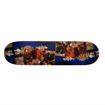 Halloween bags with candy skateboard deck