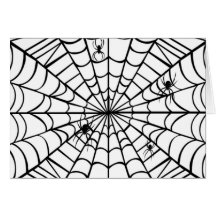 Halloween Card - Spider Web