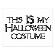 Halloween Costume Postcard