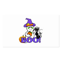 Halloween Ghost Boo Business Cards