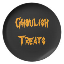 Halloween Ghoulish Treats Dinner Plate