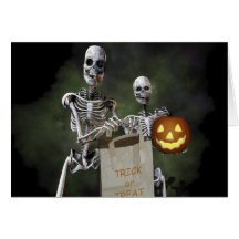 Halloween greeting card