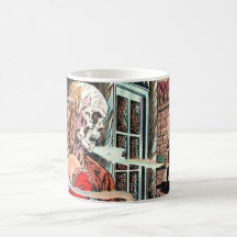 Halloween Haunted Comic Book Mug