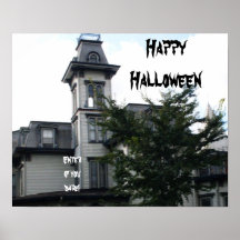 HALLOWEEN,HAUNTED HOUSE poster