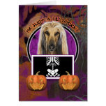 Halloween - Just a Lil Spooky - Afghan Greeting Cards