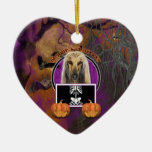 Halloween - Just a Lil Spooky - Afghan Christmas Tree Ornaments