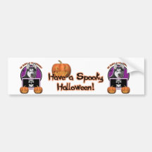 Halloween - Just a Lil Spooky - Siberian Husky Bumper Sticker