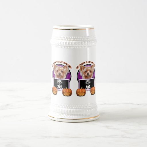 Halloween - Just a Lil Spooky - Yorkie Mugs