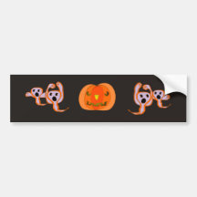 Halloween Kürbis Geister pumpkin ghosts Auto Sticker