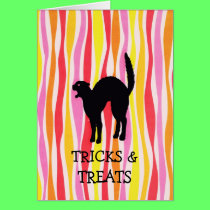 HALLOWEEN MEOW, TRICKS & TREATS cards