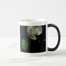 Halloween morphing mug