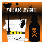 Halloween Mummy Party Invitation