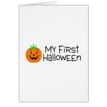 Halloween My First Halloween (Pumpkin) Greeting Cards