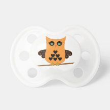 Halloween Owl Pacifier