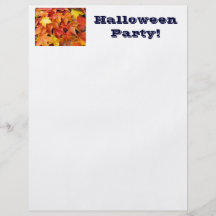 Halloween Party! Flyer paper Design Your Own