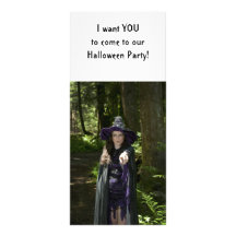 Halloween party rack cards