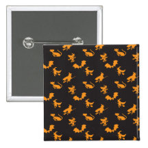Halloween Pinback Buttons