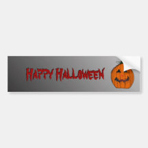 Halloween Pumpkin Bumper Sticker