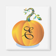 Halloween Pumpkin Personalizable Fridge Magnet