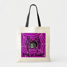Halloween Spider Candy Bag