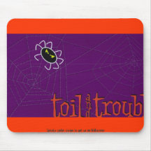 Halloween spider mousepad