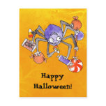 Halloween Spider Postcard