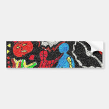 halloween spirits bumper sticker
