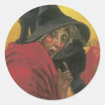 Halloween Stickers - Witch