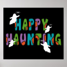 halloween text-poster
