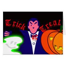 Halloween Trick or Treat Grußkarten