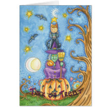 Halloween Trick or Treat Karte