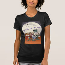 Halloween trick or treat shirts