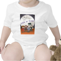 Halloween trick or treat strampler