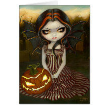 "Halloween Twilight" Greeting Card