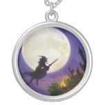 Halloween Witch Full Moon Custom Jewelry