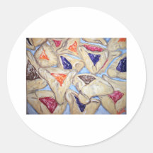 "Hamantaschen" Round Stickers