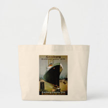 Hamburg-Amerika Line Canvas Bags