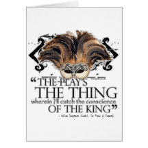 Hamlet Play Quote Greeting Card