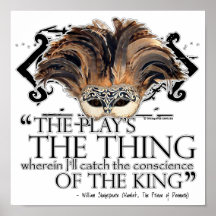 Hamlet Play Quote Print