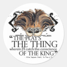 Hamlet Play Quote Sticker