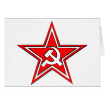 Hammer And Sickle With Star Card
