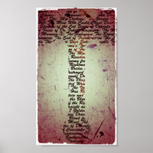 Hammer Films Hammer Poster is Red, Black, Sepia