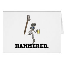 Hammered Greeting Card