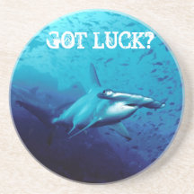 Hammerhead_shark / GOT LUCK? Coaster