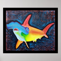 Hammerhead Shark Poster