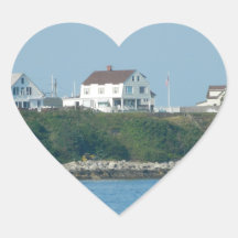 Hampton Beach - Beach Houses Sticker