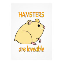 Hamsters are Loveable Announcement